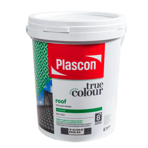 PLASCON TRUE COLOUR RED 20Lt ROOF PAINT