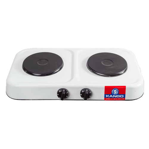 KANGO SOLID WHITE DOUBLE HOT PLATE