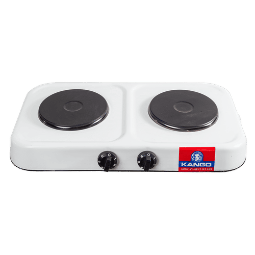 KANGO SOLID WHITE DOUBLE HOT PLATE