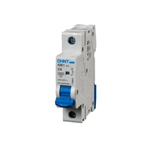 CHINT NB1-63 6a 6ka SINGLE POLE MCB  