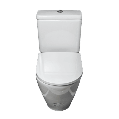 CLOSE COUPLE TOILET  WITH CISTERN, SEAT COVER, ANGLE VALVE, AND FLEX CON D NEO