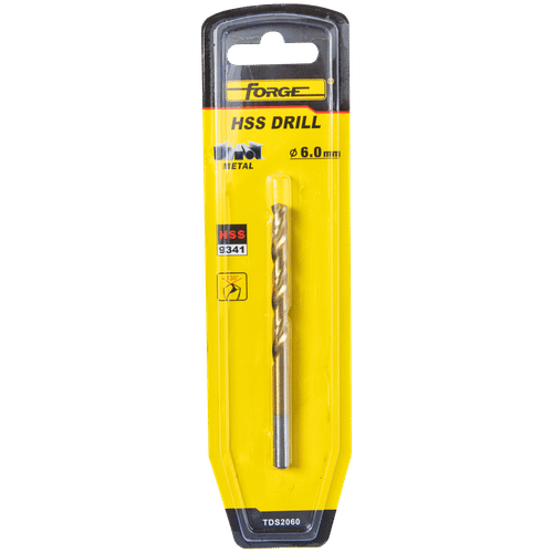 FORGE TITANIUM 6mm HSS DRILL BIT