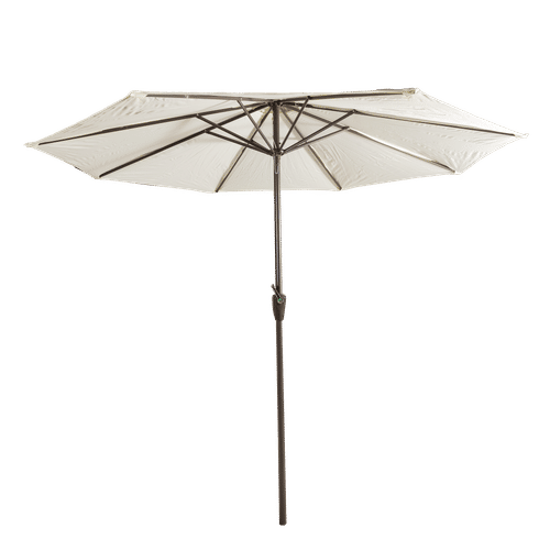 POLYESTER CREAM 270cm OUTDOOR UMBRELLA