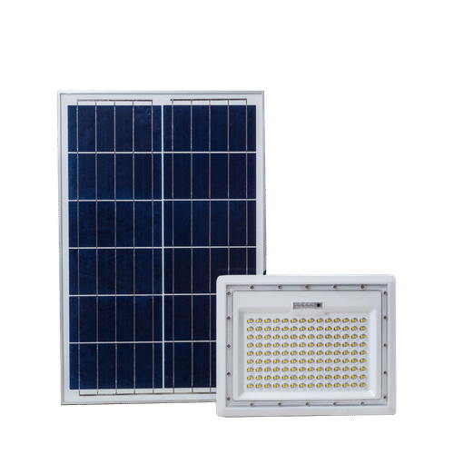 SYNERJI DAYLIGHT 100w SOLAR FLOOD LIGHT+20w PANEL + REMOTE