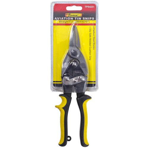 FORGE STRAIGHT CUT 250mm AVIATION TIN SNIPS