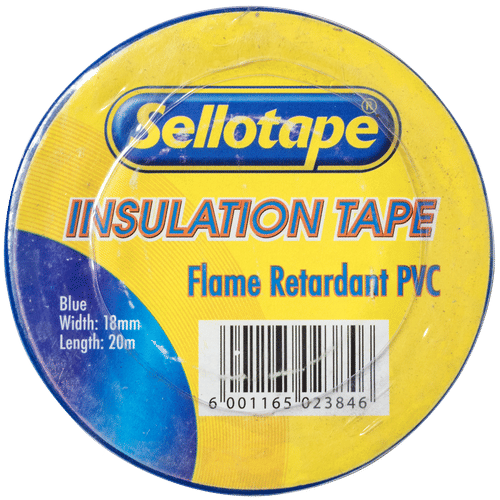 SELLOTAPE BLUE 18mmX30m INSULATION TAPE