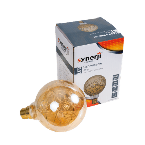 SYNERJI BC LED AMBER 1.5w DECO WIRE LAMP 