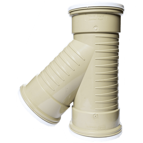 SINGLE RING RUBBER 45deg 110mm UNDERGROUND PLAIN JUNCTION