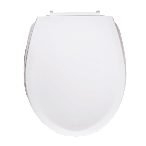 WIRQUIN NEON LITE POLYPROPYLENE LIGHT DUTY WHITE TOILET SEAT