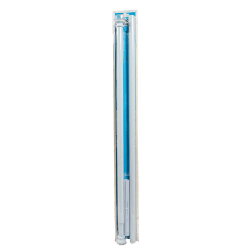 LARGE WHITE 1050-2400mm SHOWERCURTAIN ROD
