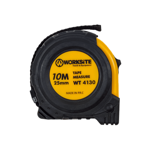 WORKSITE COMFORT GRIP 10m TAPE MEASURE