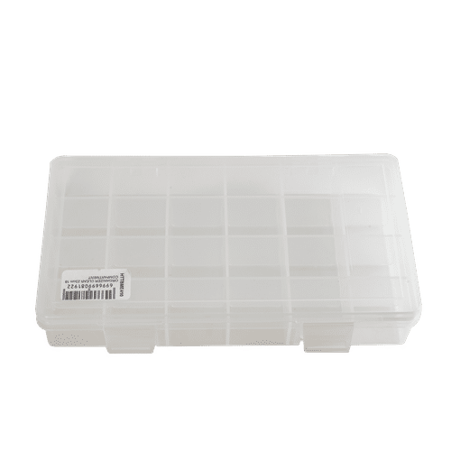 CLEAR PLASTIC 18 COMPARTMENT 23cm ORGANIZER