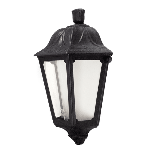 FUMAGALLI IESSE BLACK 220x350mm E27 CLEAR GARDEN LIGHT