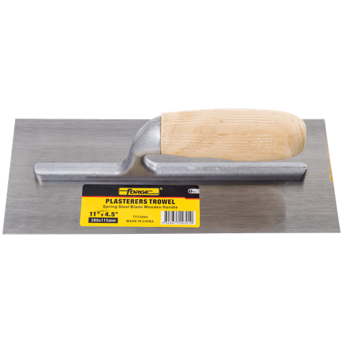 FORGE WOOD HANDLE 280x115mm PLASTERING TROWEL