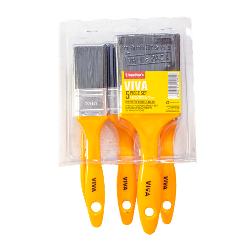HAMILTON'S VIVA VALUE PACK 5 PIECE PAINT BRUSHES