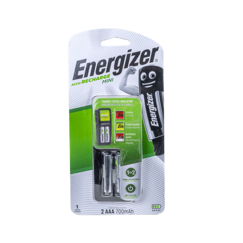 ENERGIZER MINI CHARGER & AAA 2-PACK BATTERY
