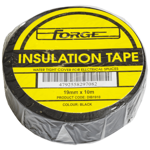 FORGE BLACK 19mmx10m  INSULATION TAPE