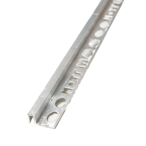 GENESIS NATURAL ALUMINIUM SQUARE 10mm x 2.5m TILE EDGE TRIM