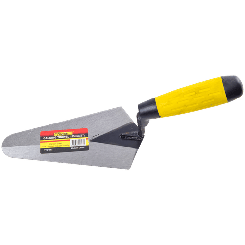 FORGE CARBON STEEL GRIP HANDLE 7" GAUGING TROWEL