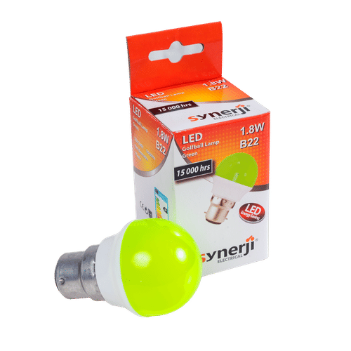 SYNERJI BC GREEN LED 1.8w GOLFBALL LAMP 