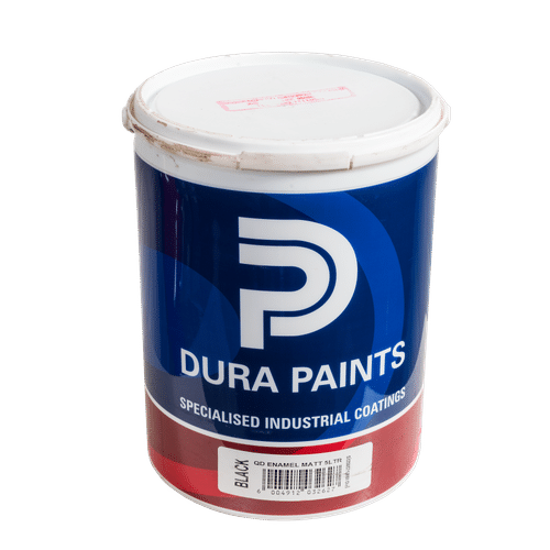 DURA QUICK DRY ENAMEL MATT BLACK 5Lt PAINT