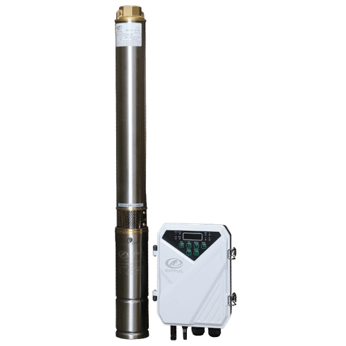 DIFFUL 750w SOLAR SUBMERSIBLE PUMP + CONTROLLER