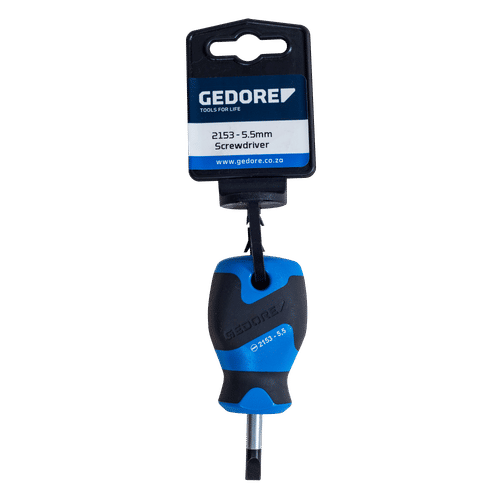 GEDORE 1.0x5.5x25mm STUBBY FLAT SCREWDRIVER