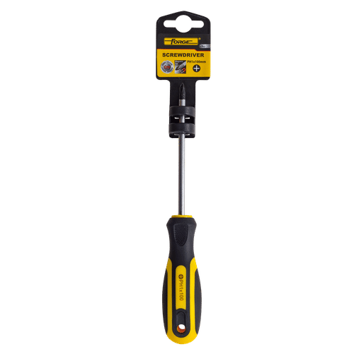 FORGE CUSHION GRIP No.1x100mm PHILLIPS SCREWDRIVER