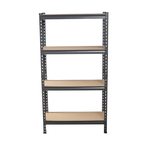 WILDBERRY MDF GREY 4 TIER METAL STAND