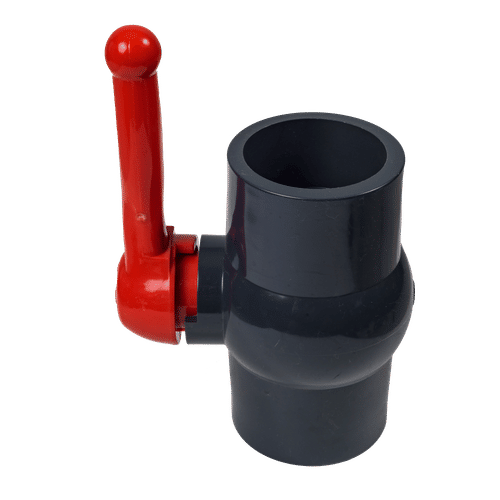 PVC SOLVENT WELD 90mm BALL VALVE