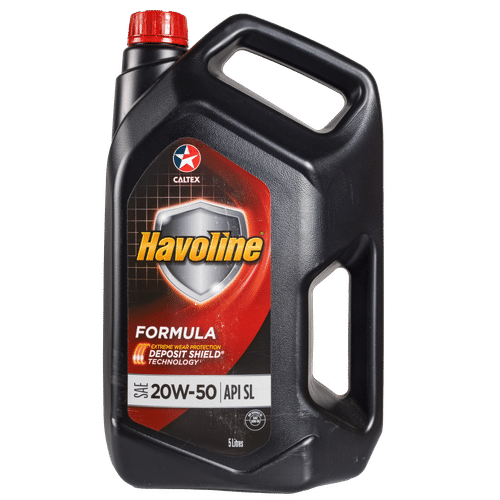 CALTEX HAVOLINE FORMULA SAE 20W50 5Lt MOTOR OIL