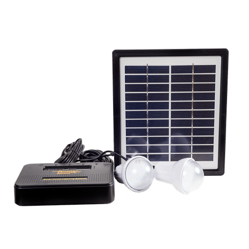 BSK002 2 LIGHT 4w SOLAR LIGHTING KIT & PANEL 