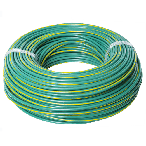 GREEN/YELLOW 2.5mmx100m HOUSE WIRE CABLE 