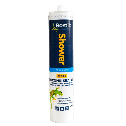 BOSTIK CLEAR 280ml SHOWER SILICONE SEALANT