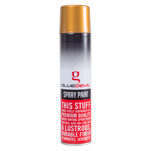 GLUEDEVIL HAMMER GOLD 300ml SPRAY PAINT