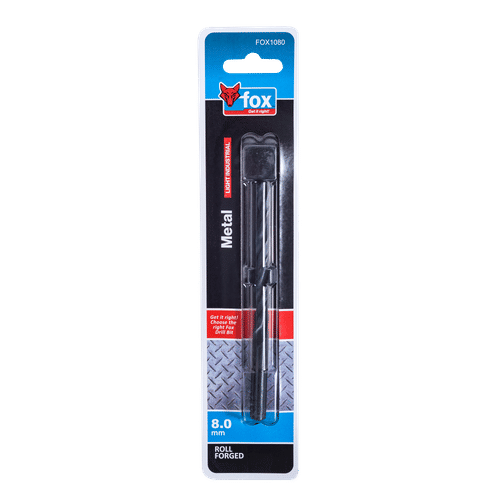 FOX LIGHT INDUSTRIAL 8mm HSS DRILL BIT