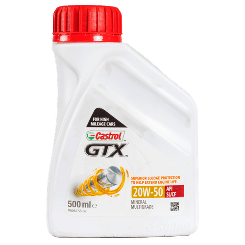 CASTROL PETROL GTX 20W50 500ml MOTOR OIL