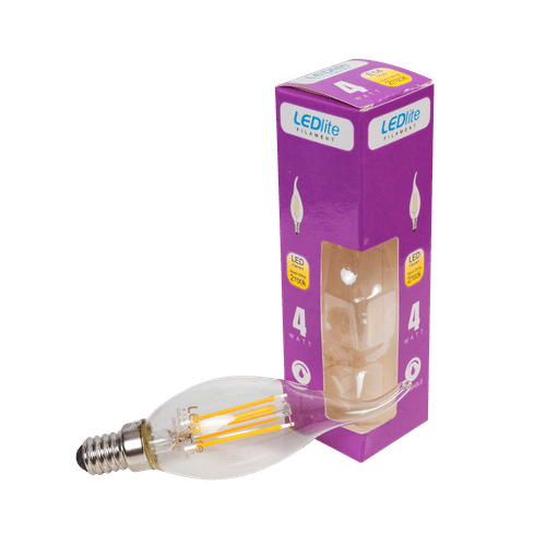 LEDLITE E14 DIMMABLE WARMWHITE CANDLE 4w LED LAMP
