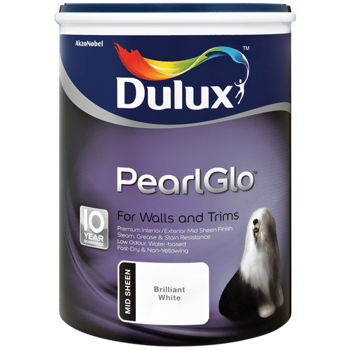 DULUX PEARLGLO WHITE 5Lt PAINT