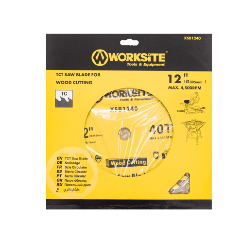 WORKSITE TUNGSTEN CARBIDE TIPPED 40T 305x16mm SAW BLADE