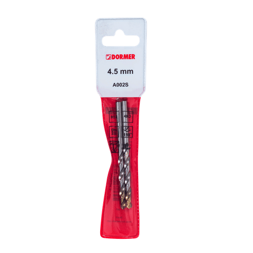 DORMER 4.5mm HSS DRILL BIT