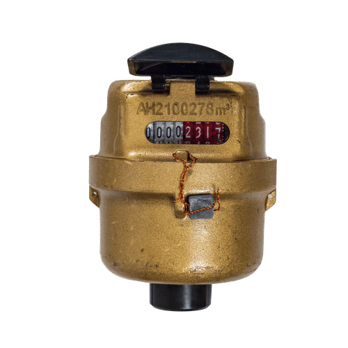 AQUATECH CLASS C BRASS 15mm WATER METER