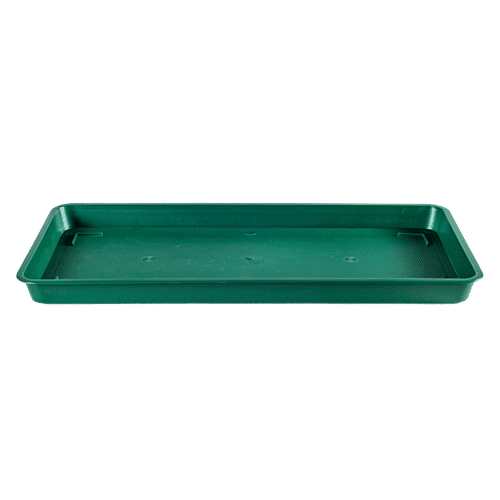 32cm GREEN WINDOW BOX SAUCER