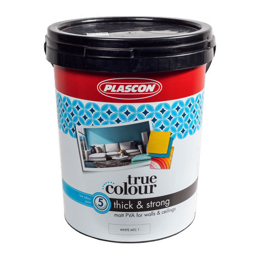 PLASCON TRUE COLOUR PVA THICK & STRONG 20Lt PAINT