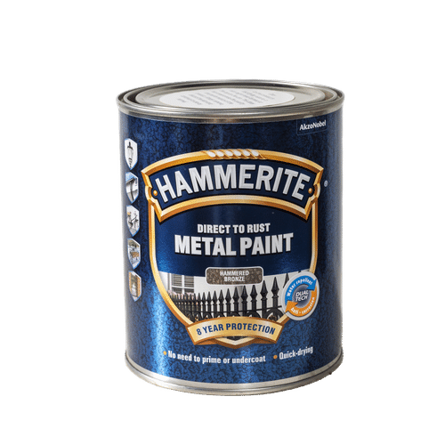 DULUX HAMMERITE SATIN BRONZE 1Lt METAL PAINT