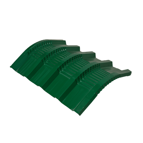 TREGERS TRAFFIC GREEN 0.4mm x 2.4m ROLL TOP RIDGE