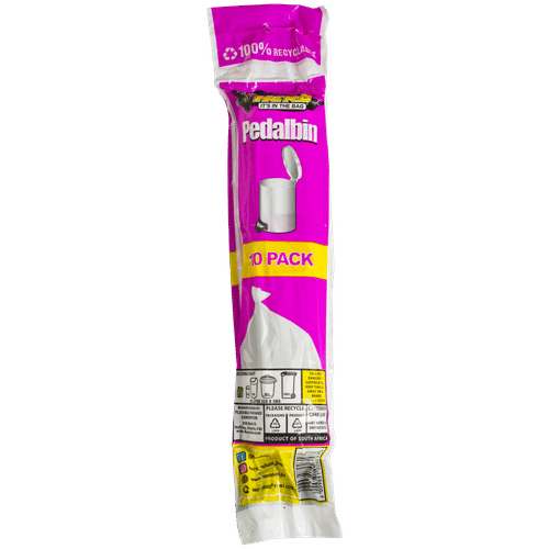 HERO 10 PACK PEDAL 20 Microns 540x540mm BIN LINERS ROLL