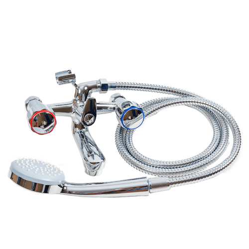 COBRA METSI BATH WALLTAP MIXER + DIVERTER + HAND SHOWER