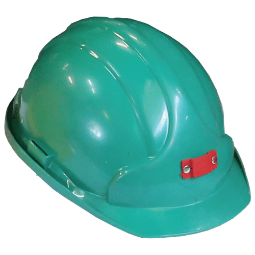 6 POINT GREEN MINERS SAFETY HARD HAT