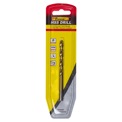 FORGE TITANIUM 6.5mm HSS DRILL BIT